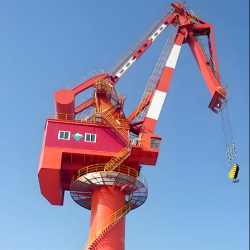Højstyrke Carbon Steel Port Gantry Crane Strukturel komponent
